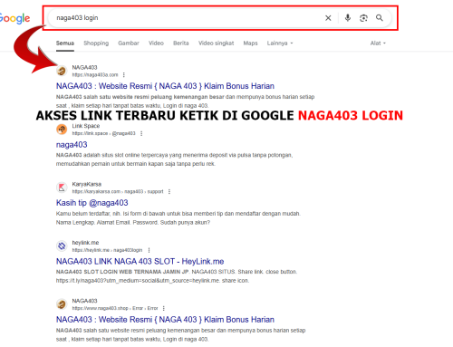 Susah Akses Link Naga403? Mari Cari di Sini Yuk!